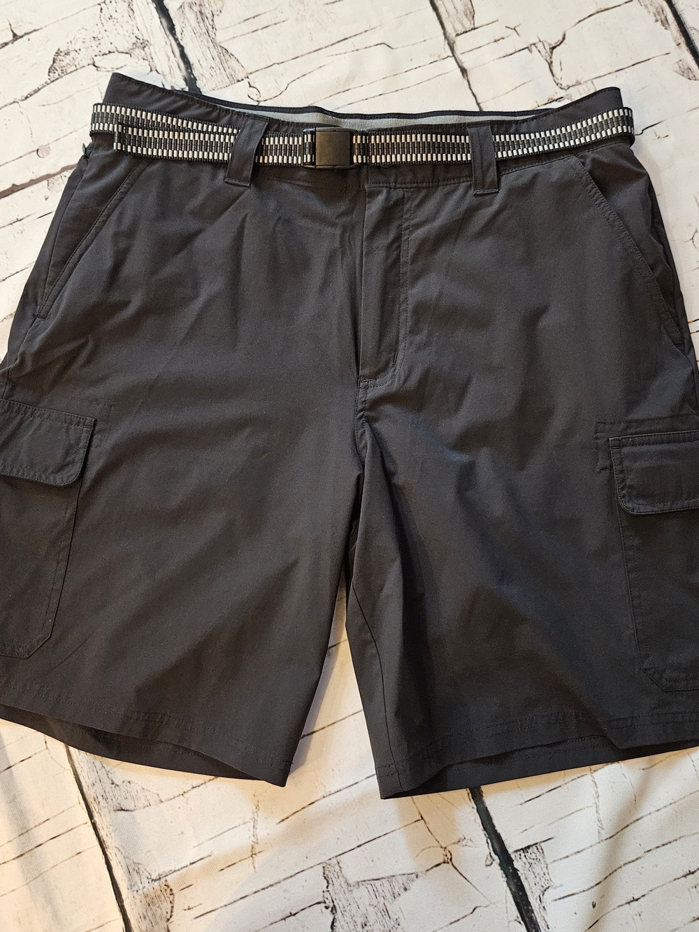 Orvis Men's Lightweight Tech Cargo Stretch Shorts Black Size 34 Travel Fishing